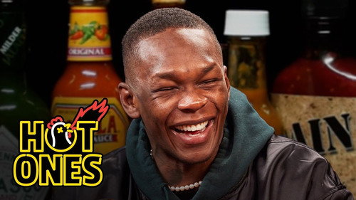Hot Ones Season 19 Episode 9 - Israel Adesanya Gives Thanks While Eating Spicy Wings