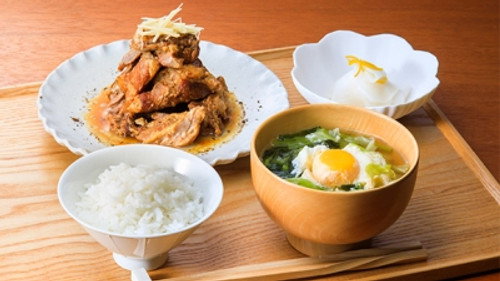 Rika's TOKYO CUISINE: Teishoku Meal Set with Pork Spareribs still