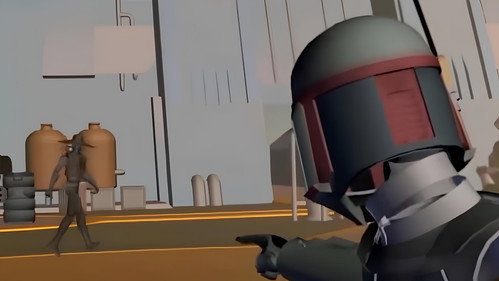 Story Reel: Cad Bane vs. Boba Fett still