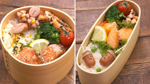 BENTO EXPO Season 4 Episode 8 - Grilled Karei-pan Bento & Salmon Tatsuta-age Bento