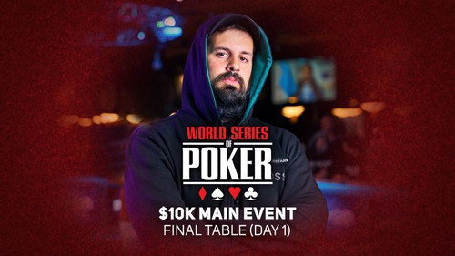 WSOP 2021 Main Event Final Table Day 1 still