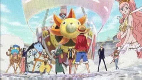 One Piece Season 14 Episode 553 - Shirahoshi's Tears! Luffy Finally Shows Up!