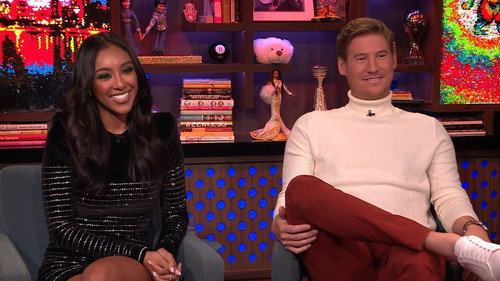 Tayshia Adams and Austen Kroll still
