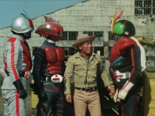 Three Riders Vs. The Powerful Delzer Army! still