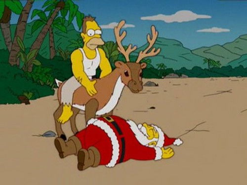 undefined Season 17 Episode 9 - Simpsons Christmas Stories