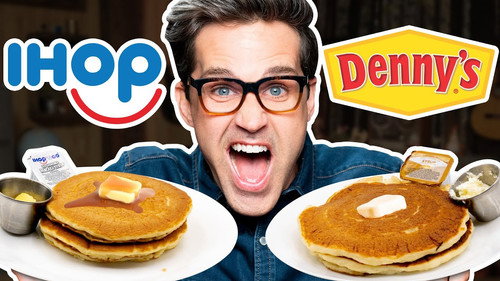 IHOP vs. Denny's Taste Test | FOOD FEUDS still