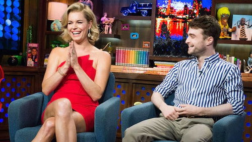 Rebecca Romijn & Daniel Radcliffe still
