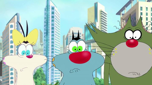 Oggy and the Cockroaches Season 4 Episode 74 - From Mumbai with Love
