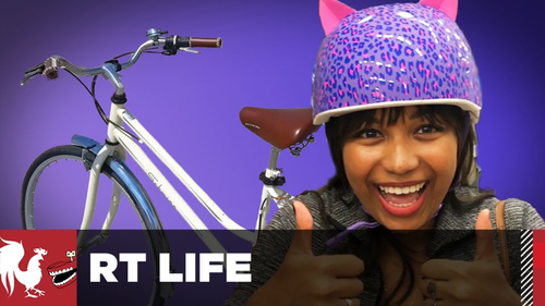 RT Life Season 6 Episode 19 - Burnie Teaches Mica to Ride a Bike