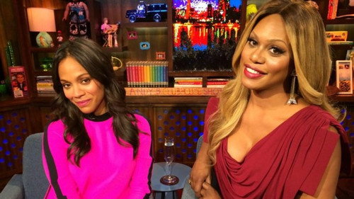 Laverne Cox & Zoe Saldana still