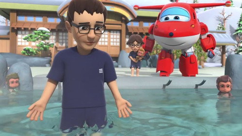 Super Wings Season 3 Episode 6 - Hot Spring Helpers