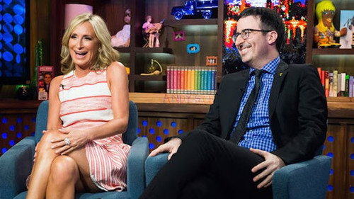 Sonja Morgan & John Oliver still