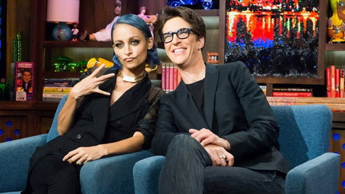 Nicole Richie & Rachel Maddow still