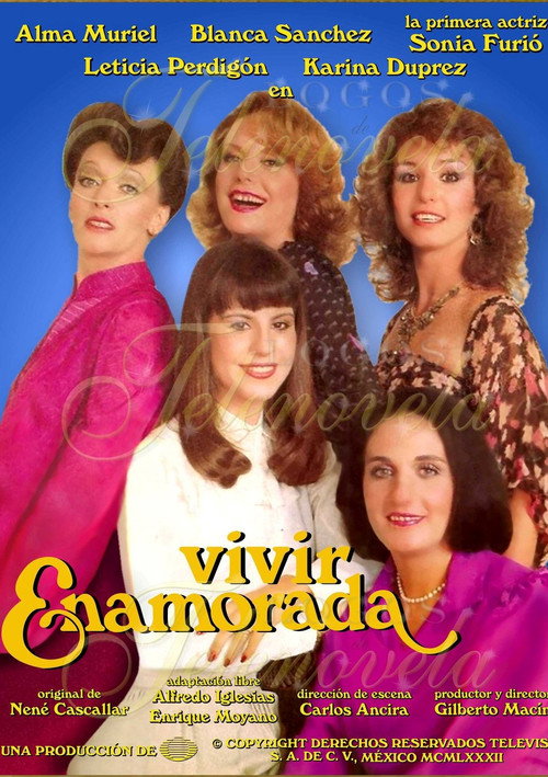 Vivir enamorada poster