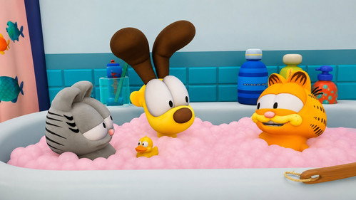 The Garfield Show Season 3 Episode 11 - Bath Day