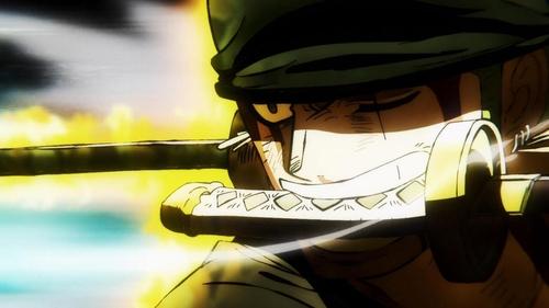 One Piece Season 21 Episode 1027 - Defend Luffy! Zoro and Law’s Sword Technique!