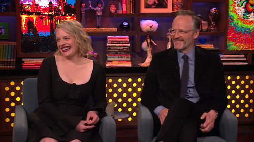 Elisabeth Moss & John Benjamin Hickey still