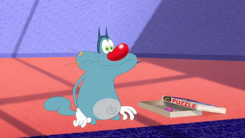 Oggy's Puzzled still