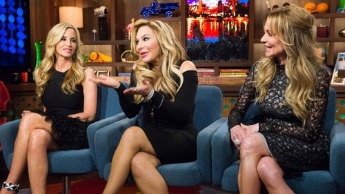 Adrienne Maloof, Camille Grammer & Taylor Armstrong still