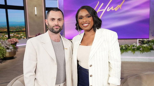 Penn Badgley, Robyn Hurder still