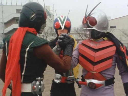 Three Riders vs. Neoshocker's School Fortress still