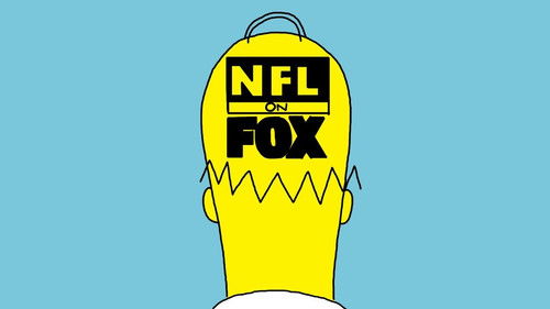 Homer and Bart Visit the NFL on FOX still