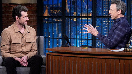 Late Night with Seth Meyers Season 12 Episode 41 - Billy Eichner, Harris Dickinson, Mario Carbone
