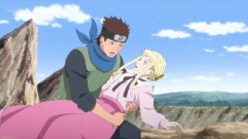Konohamaru and Remon still