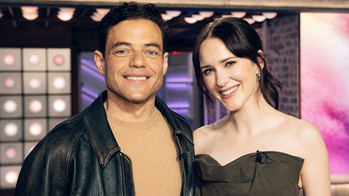 Rami Malek & Rachel Brosnahan, Geri Halliwell-Horner still
