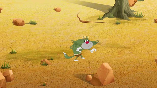 Oggy and the Cockroaches Season 6 Episode 89 - Color Conflict