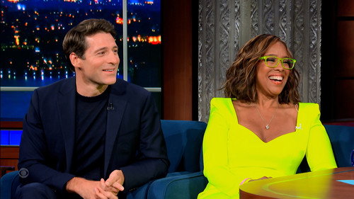 The Late Show with Stephen Colbert Season 8 Episode 2 - Gayle King, Tony Dokoupil, Nate Burleson, Betty Gilpin