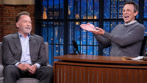 Late Night with Seth Meyers Season 12 Episode 103 - Arnold Schwarzenegger, Barry Diller