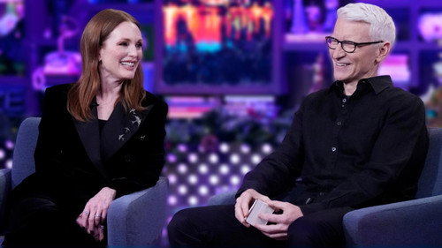 Julianne Moore and Anderson Cooper still