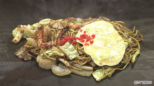 Solitary Gourmet Season 6 Episode 1 - Okonomiyaki Set Meal and Plain Kushikatsu of Bishoen, Osaka