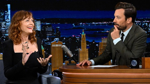 Susan Sarandon, Julio Torres, FLETCHER still