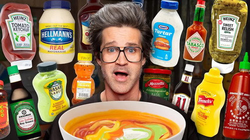 Mixing EVERY Condiment Together (Taste Test) still