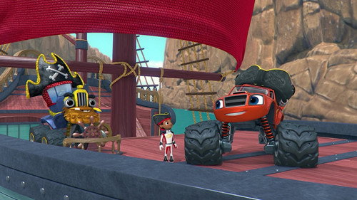 Blaze and the Monster Machines Season 3 Episode 16 - Race for the Golden Treasure
