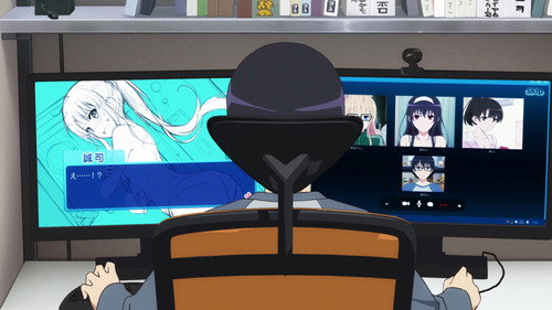 Saekano: How to Raise a Boring Girlfriend Season 1 Episode 10 - A Melody of Reminiscing and Support