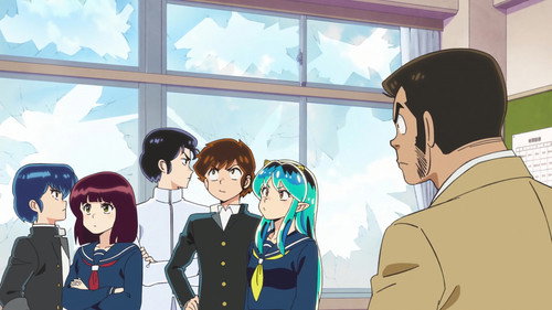 Urusei Yatsura Season 1 Episode 34 - The Case of the Battered Principal / The Secret Garden / The Home Visit Blues: Hellish Moroboshi Edition