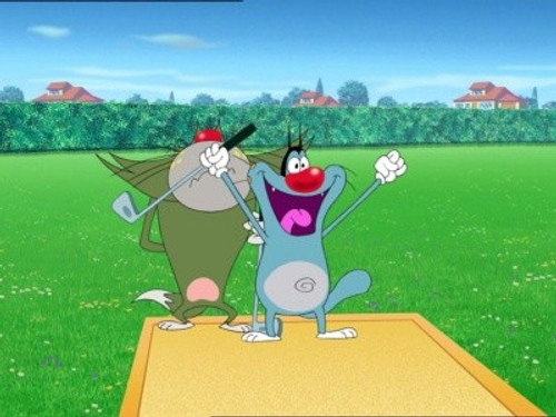 Oggy and the Cockroaches Season 3 Episode 23 - The Mini-Golf War