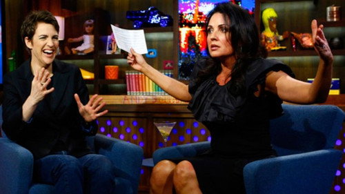 Rachel Maddow & Jenni Pulos still