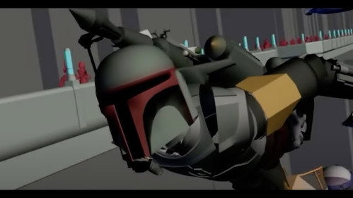 Story Reel: Boba Fett vs. Anakin Skywalker still