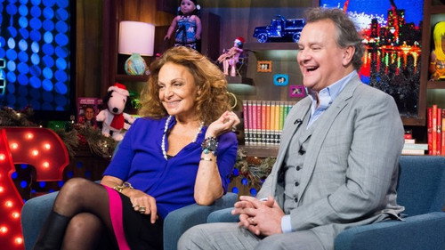 Diane von Furstenberg & Hugh Bonneville still