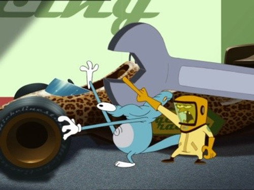 Oggy and the Cockroaches Season 3 Episode 39 - Formula 1