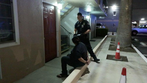 Man With Gun Disarmed still