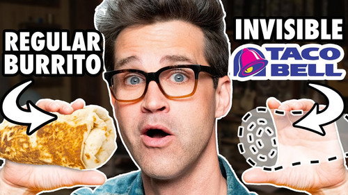 Invisible Food Taste Test still