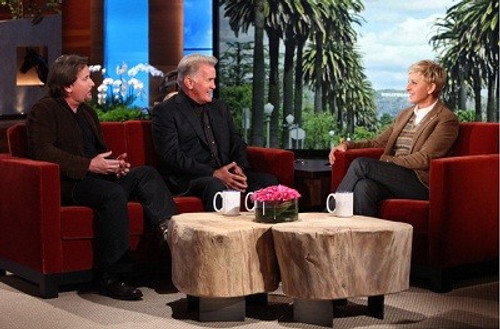 Martin Sheen & Emilio Estevez, Connie Britton, Philip Galanes still