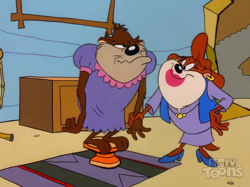 Taz-Mania Season 1 Episode 12 - Devil with the Violet Dress On