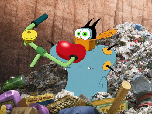 Oggy and the Cockroaches Season 2 Episode 56 - What A Dump