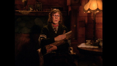 Log Lady Introduction - S02E15 still